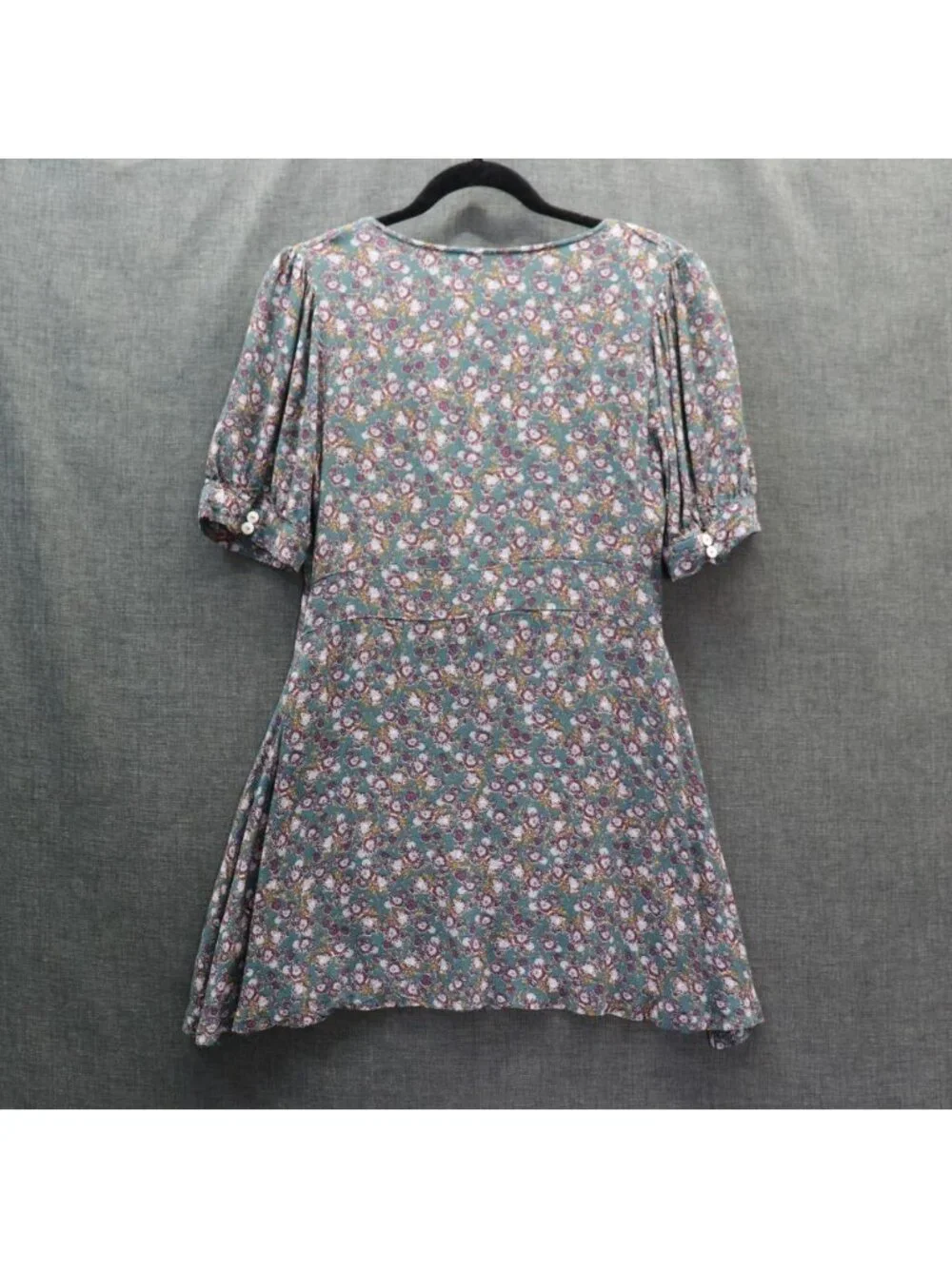 Free People Provence Floral Puff Sleeve Dress S